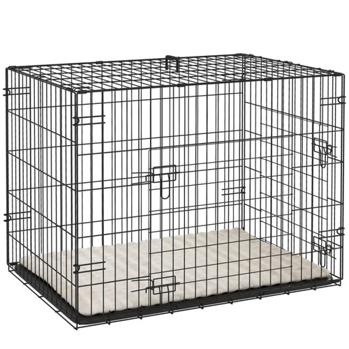 Foldable dog crate - crate, with