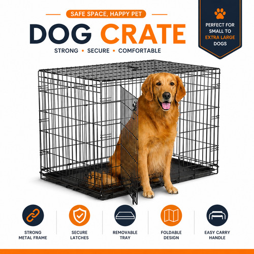 Dog cage puppy crates - dog, small