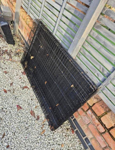 Dog crate good - good, condition