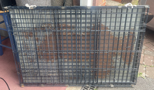 Dog crate 106cm 71cm - crate,
