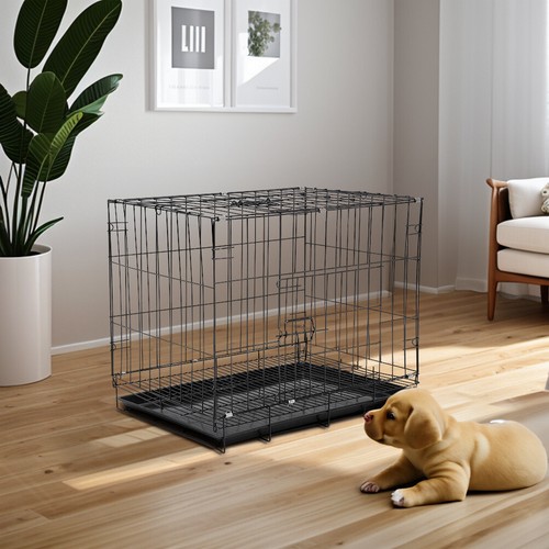 Small medium dog crate - dog,