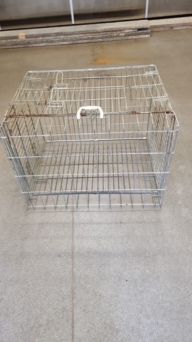 Dog animal crate used - /,