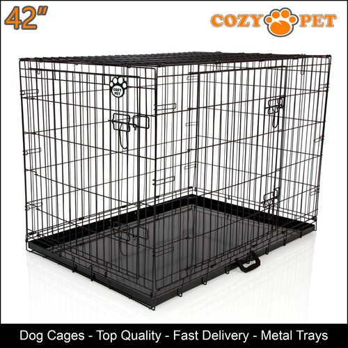 Dog cage black inch puppy - 42,