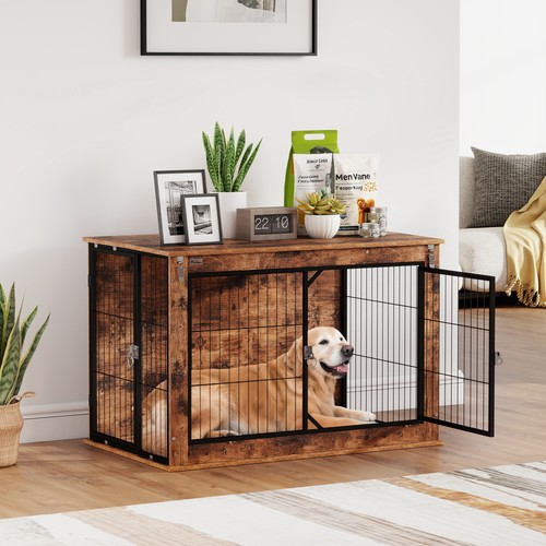 Pawhut dog crate furniture - pawhut,