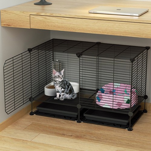 Large metal dog crate cat - dog,
