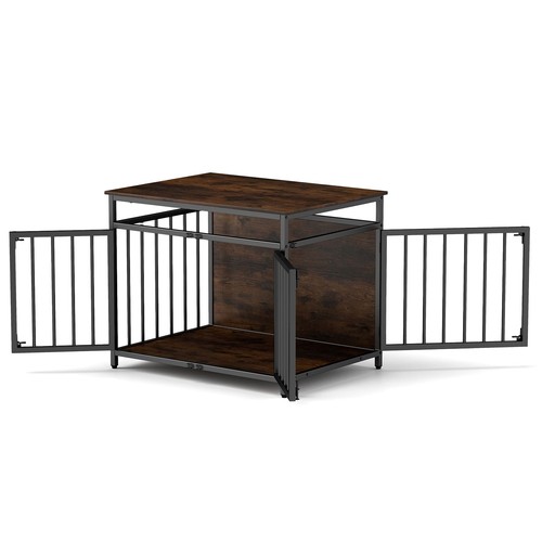 Dog crate with three doors - crate,