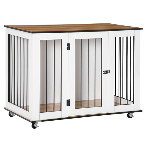 Pawhut dog crate furniture - dog,