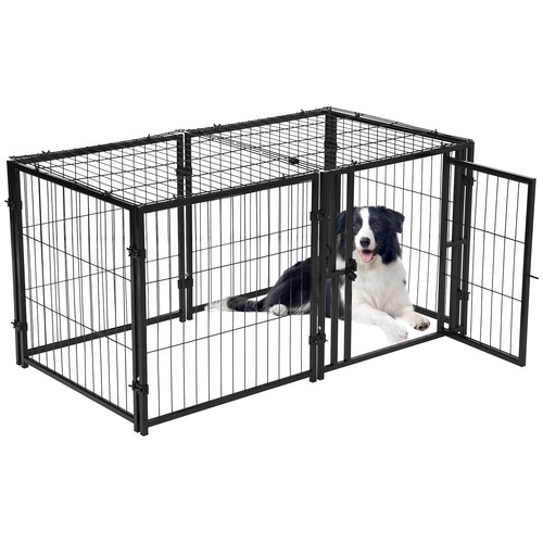 Modular dog cage pet crate - cage,